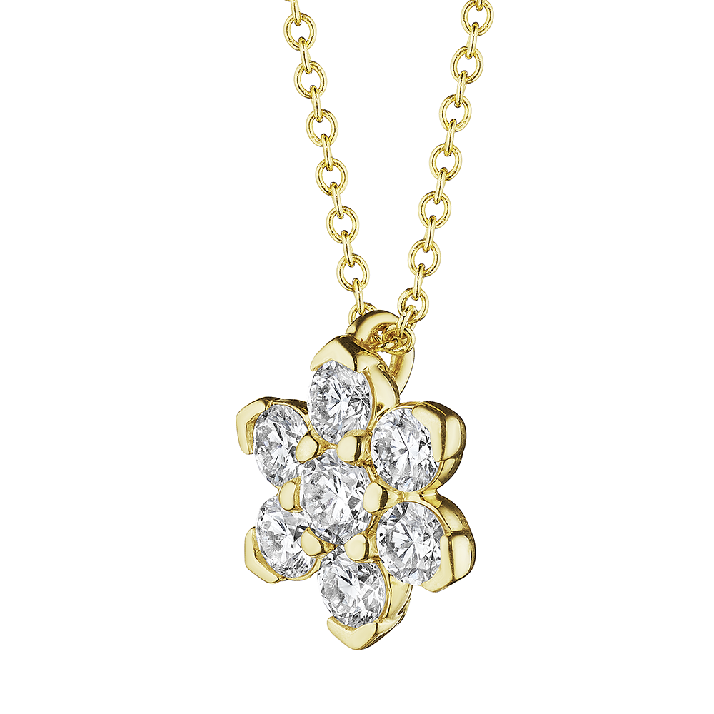 Verragio Yellow Gold Diamond Star Pendant