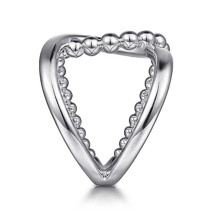 Gabriel & Co Sterling Silver Bujukan Interlocking Ring