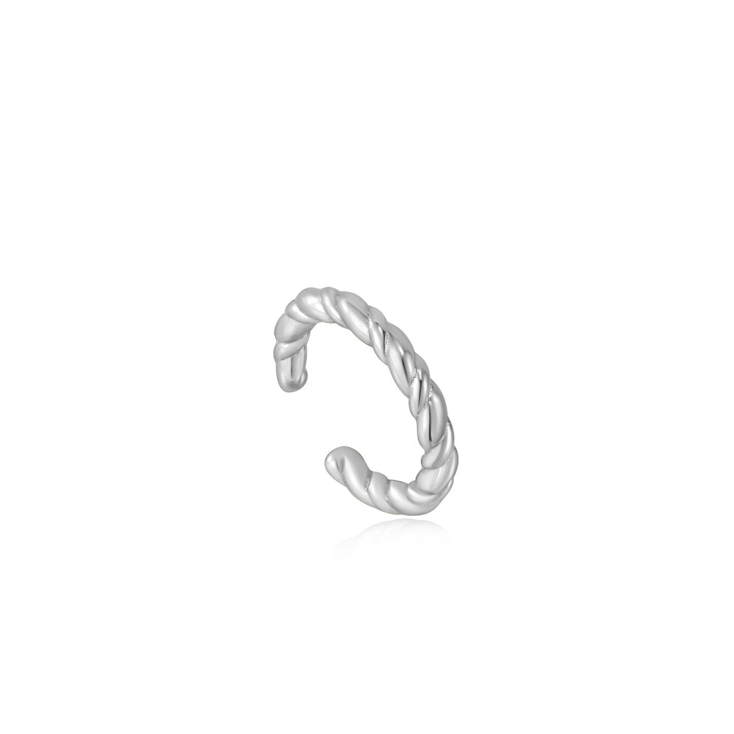Ania Haie Silver Rope Ear Cuff - Silver Earrings