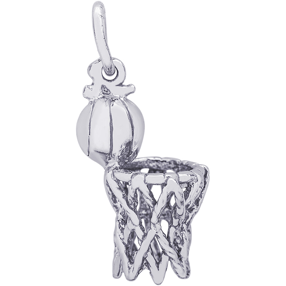 Rembrandt Basketball Hoop Charm