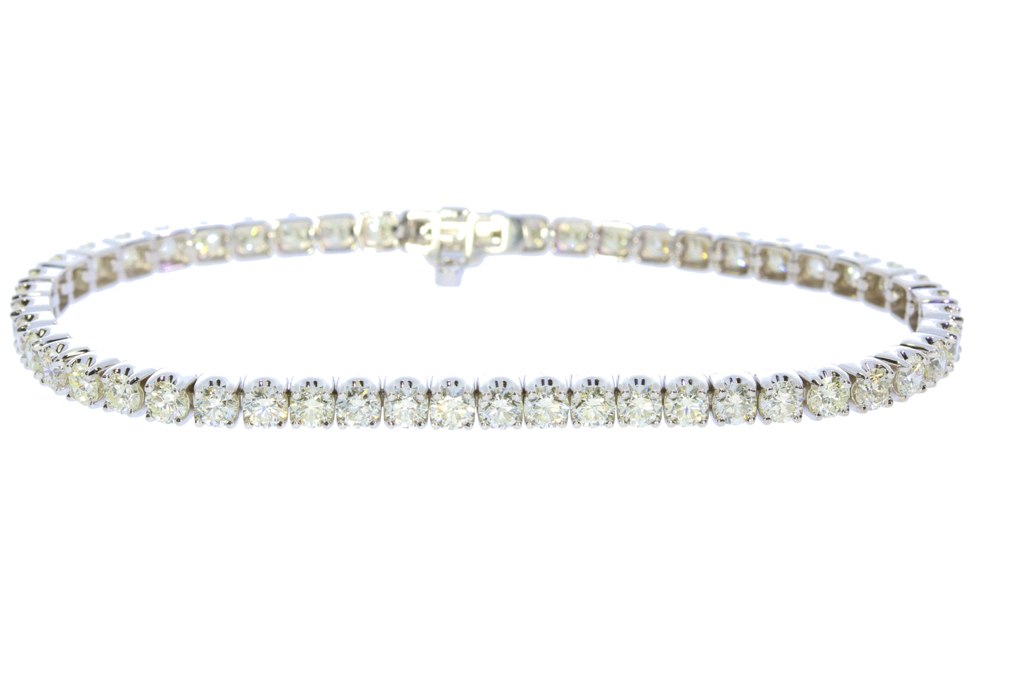 White Gold Two Carat Diamond Tennis Bracelet
