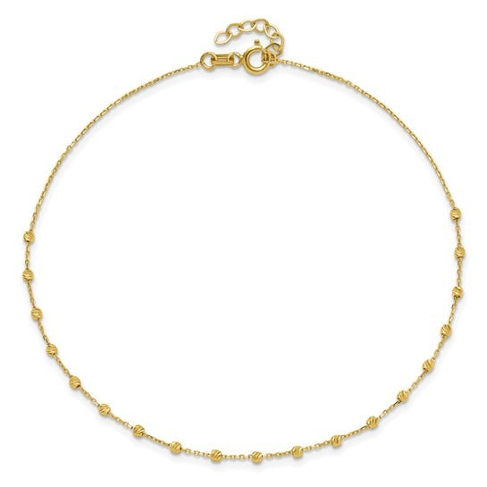 Yellow Gold Anklet