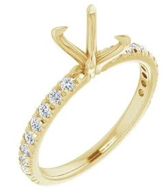 Diamond Semi-Mount Ring