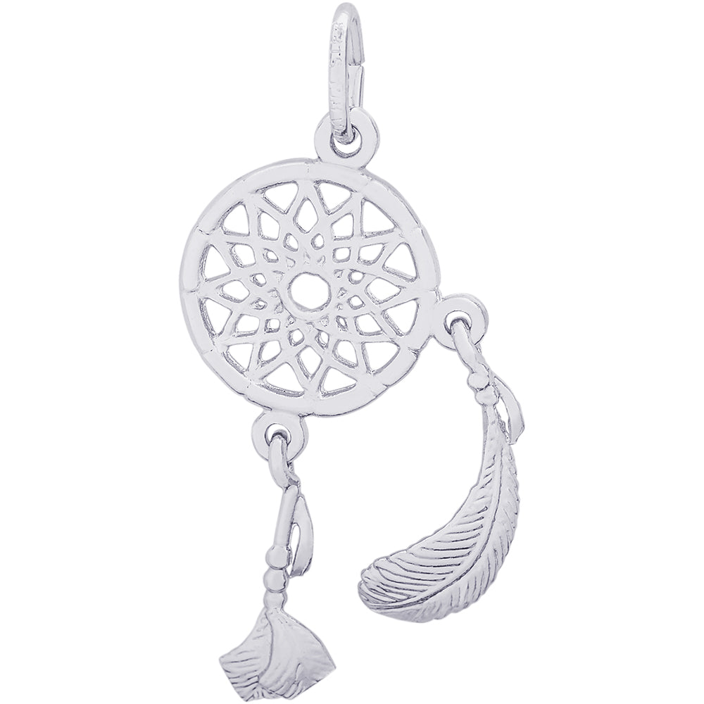 Rembrandt Dreamcatcher Charm - Silver Charms