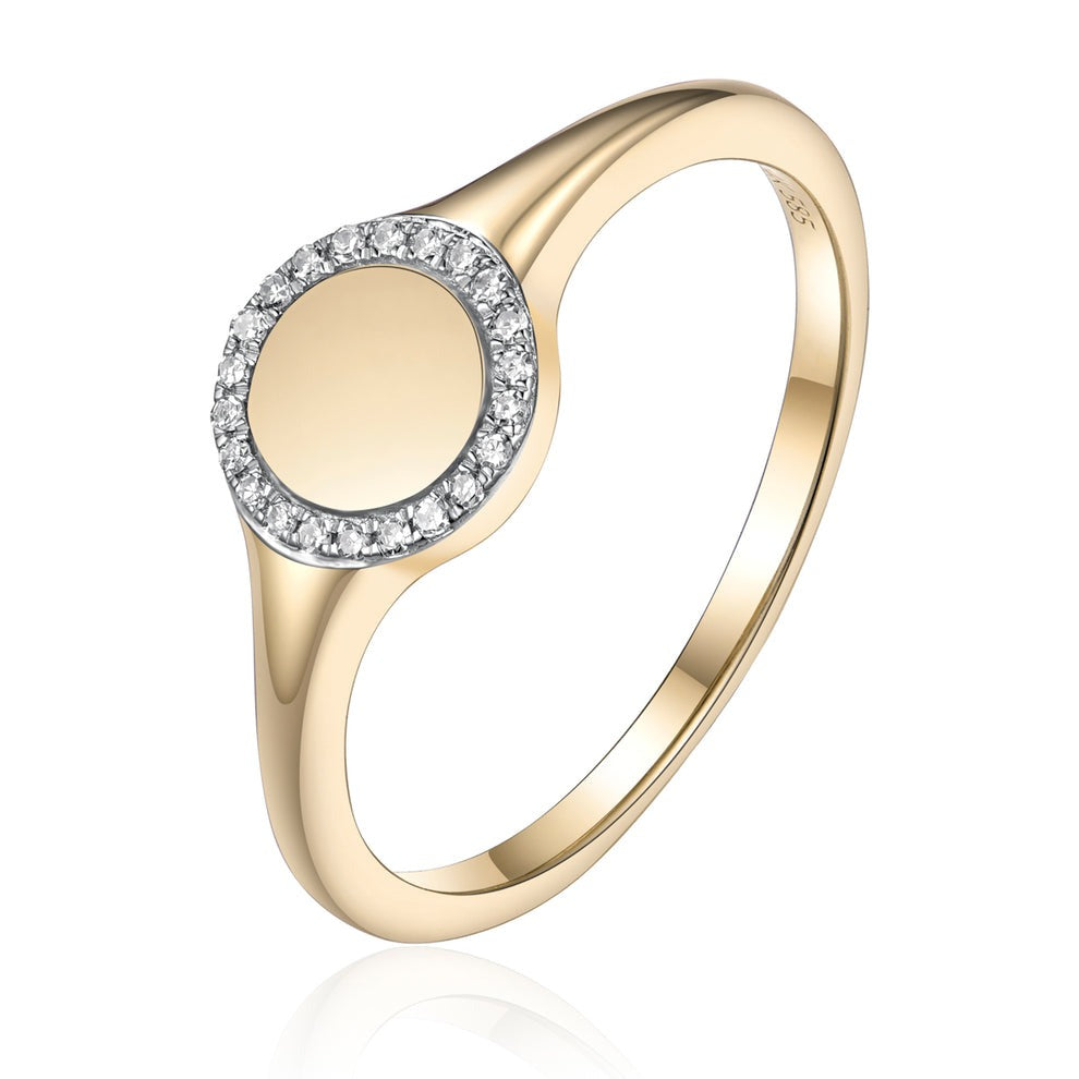 Luvente Diamond Signet Ring