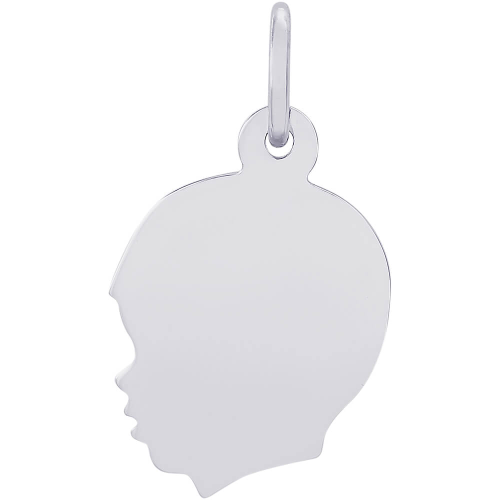Rembrandt Silver Boy's Head Charm