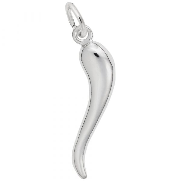 Rembrandt Sterling Silver Italian Horn Charm