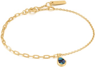 Ania Haie Tidal Abalone Mixed Link Bracelet