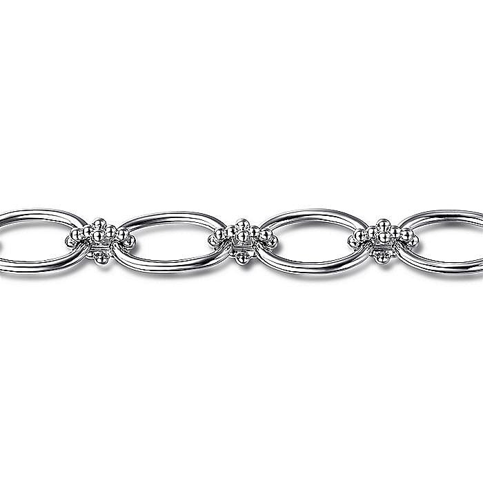 Gabriel & Co Sterling Silver Bujukan Link Bracelet