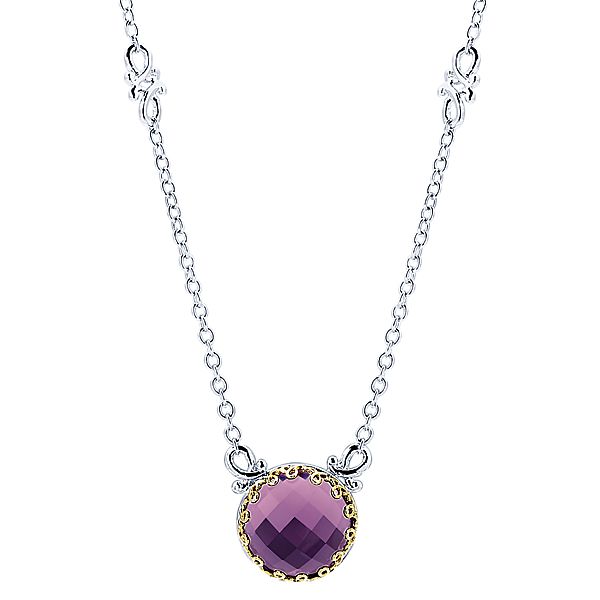 Colored Stone Necklace - Colored Stone Necklace