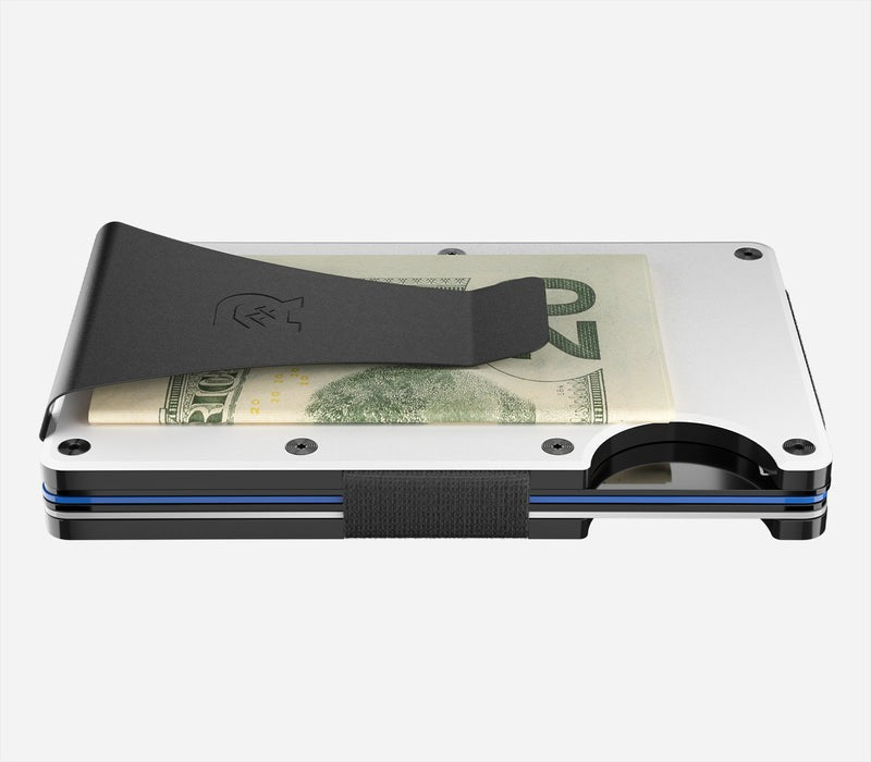 The Ridge Wallet Polar White Money Clip