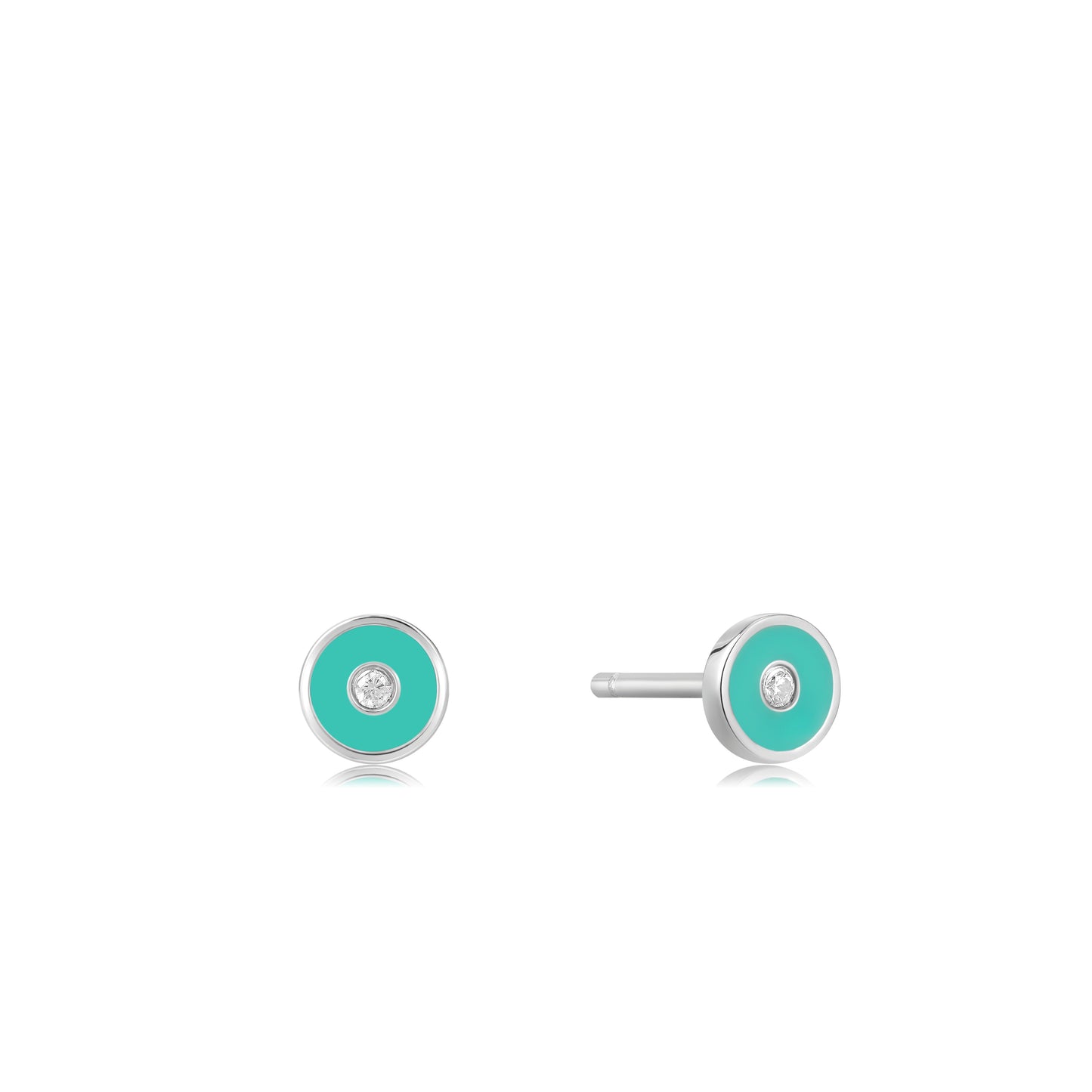 Ania Haie Teal Stud Earrings