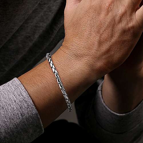 Gabriel & Co Sterling Silver Tubular Chain Bracelet