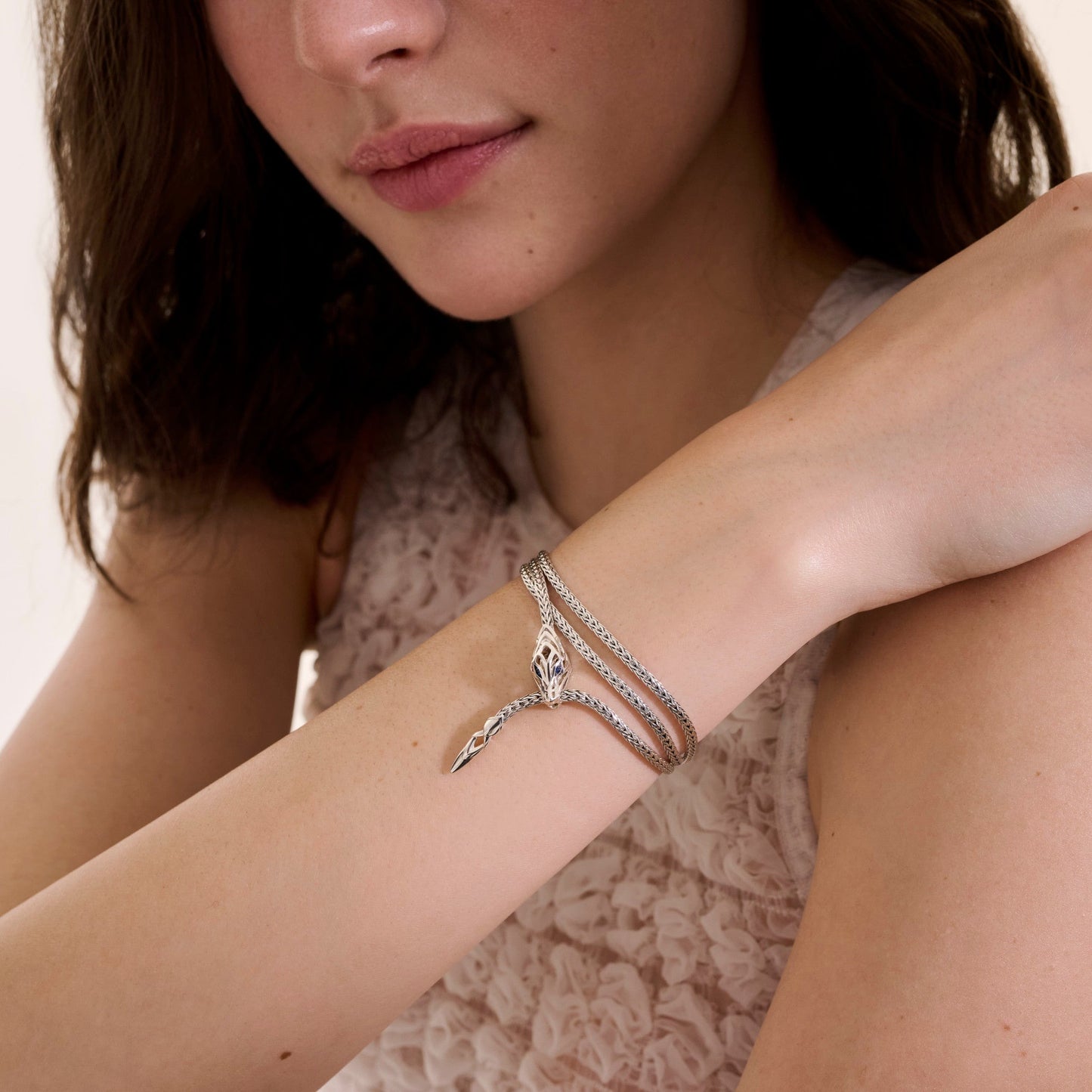 John Hardy Sterling Silver Naga Wrap Bracelet