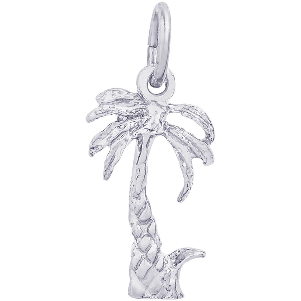 Rembrandt Palm Tree Charm - Silver Charms