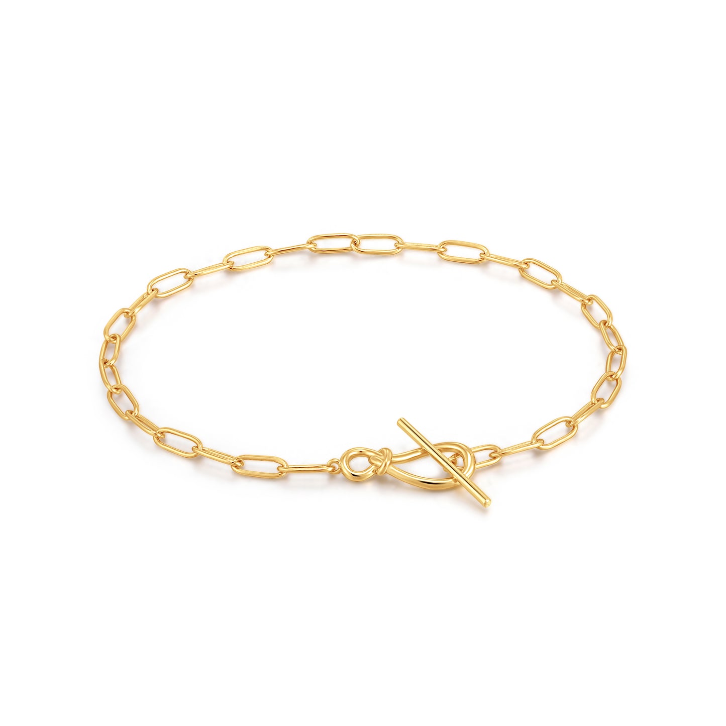 Ania Haie Knot T Bar Chain Bracelet - Silver Bracelets