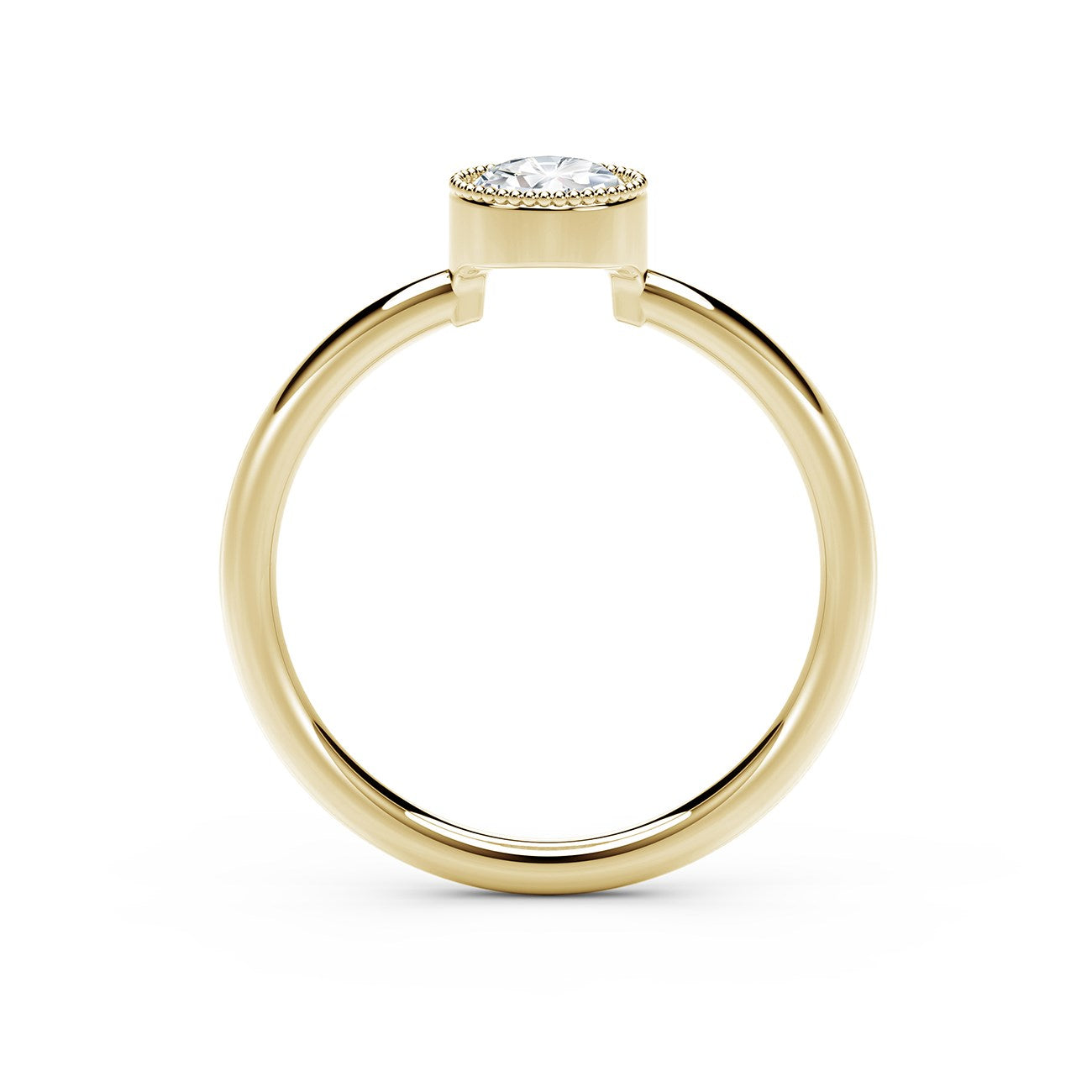 Forevermark Tribute Collection Milgrain Bezel Ring