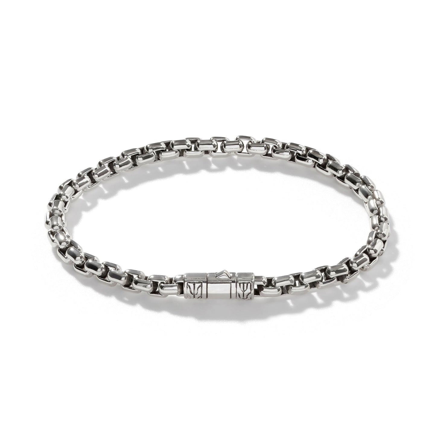 John Hardy Sterling Silver Box Chain Bracelet