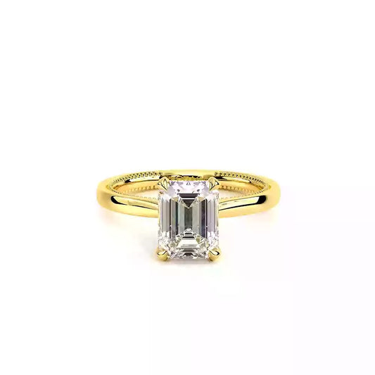 Verragio Emerald Cut Solitaire Semi-Mount Engagement Ring - Diamond Semi-Mount Rings