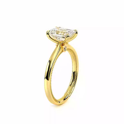 Verragio Emerald Cut Solitaire Semi-Mount Engagement Ring - Diamond Semi-Mount Rings
