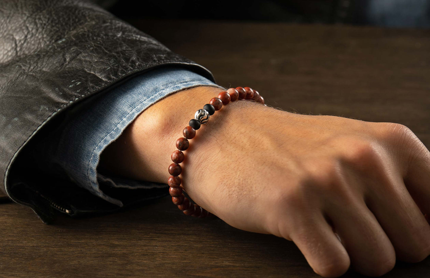 William Henry 'Brookings' Red Jasper Bracelet