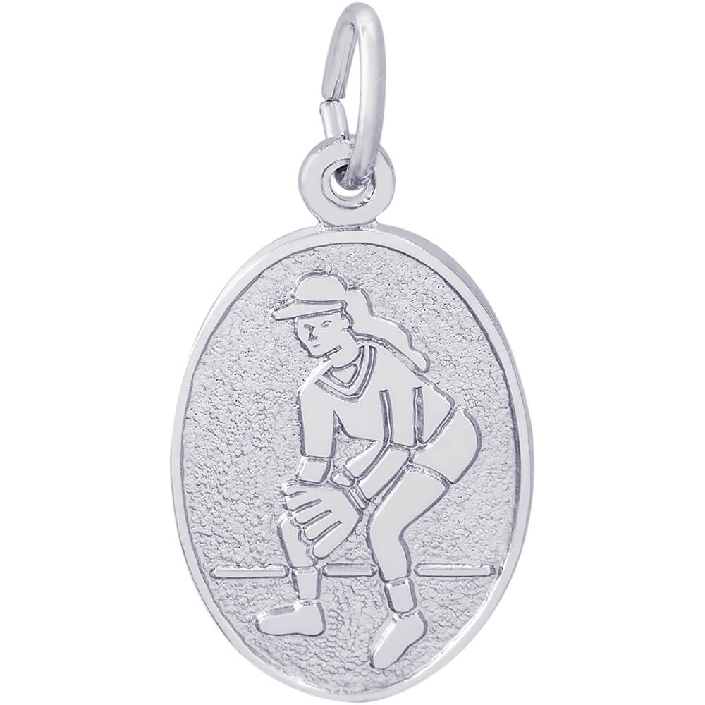 Rembrandt Softball Charm
