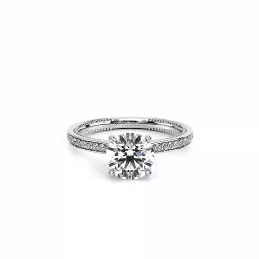 Verragio Renaissance White Gold Round Semi-Mount Engagement Ring - Diamond Semi-Mount Rings