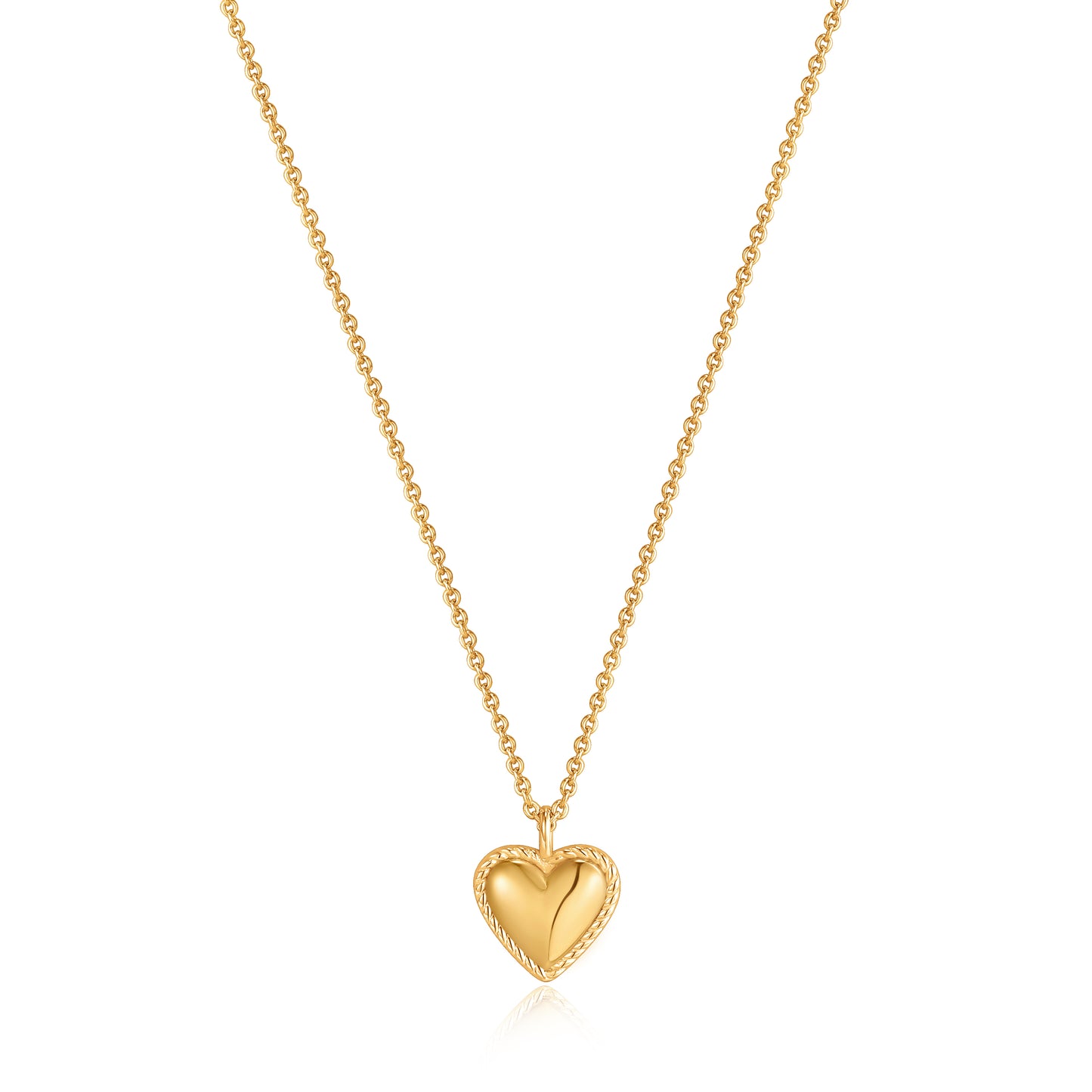 Ania Haie Rope Heart Pendant Necklace