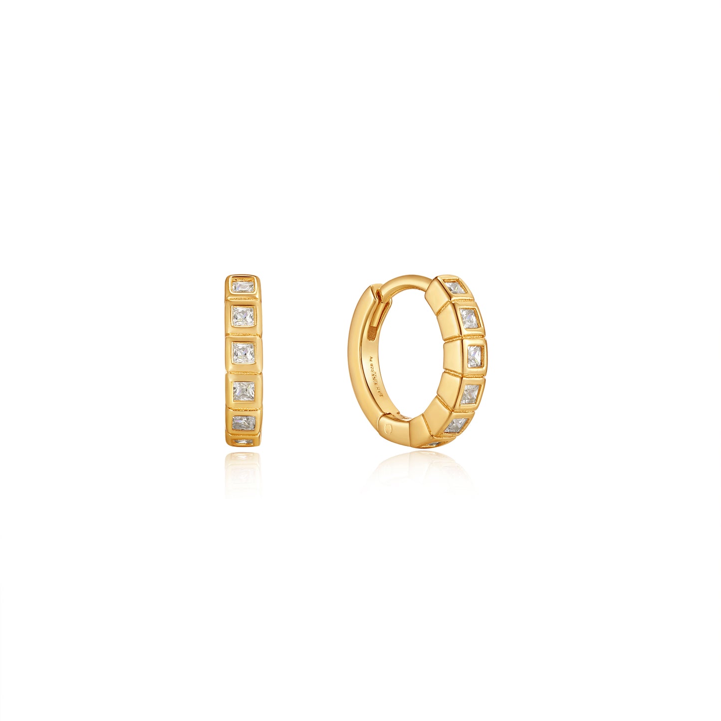 Ania Haie Glam Huggie Hoop Earrings