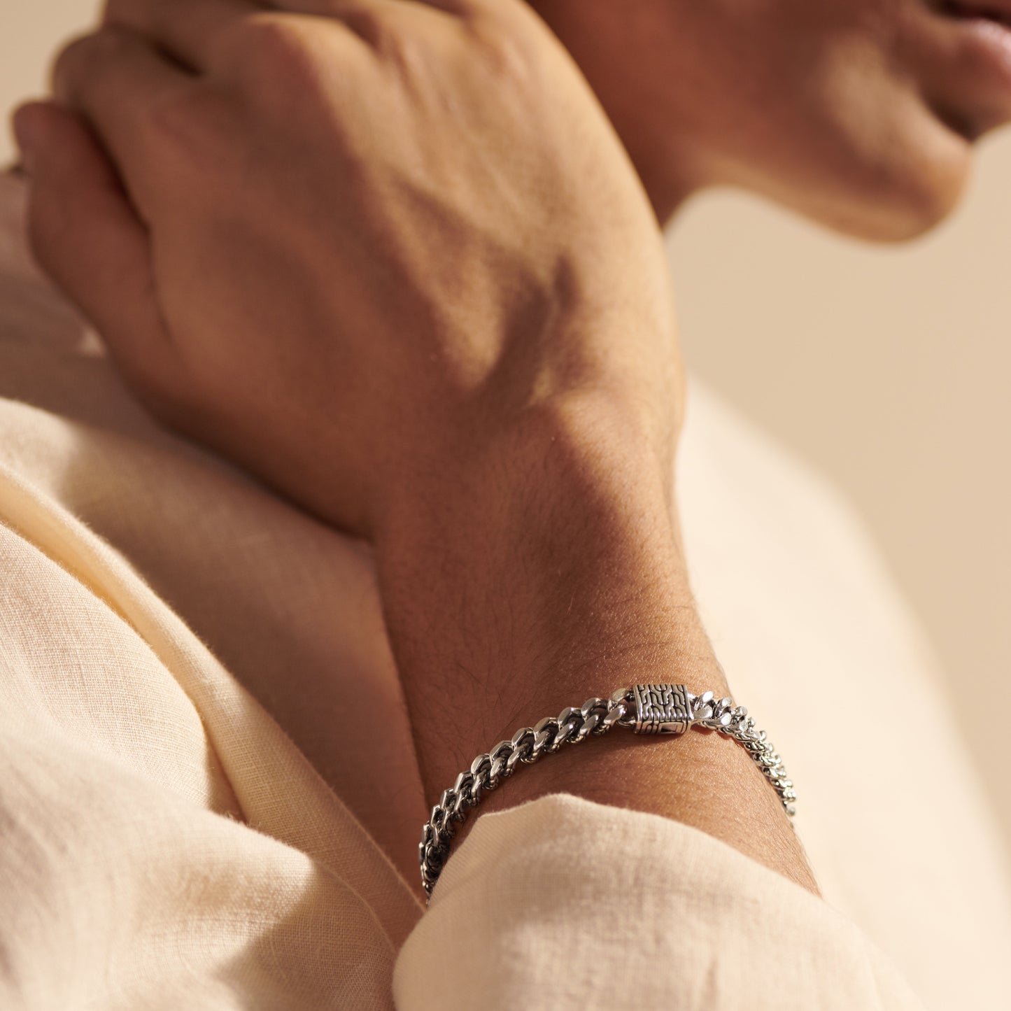 John Hardy Sterling Silver Curb Chain Bracelet