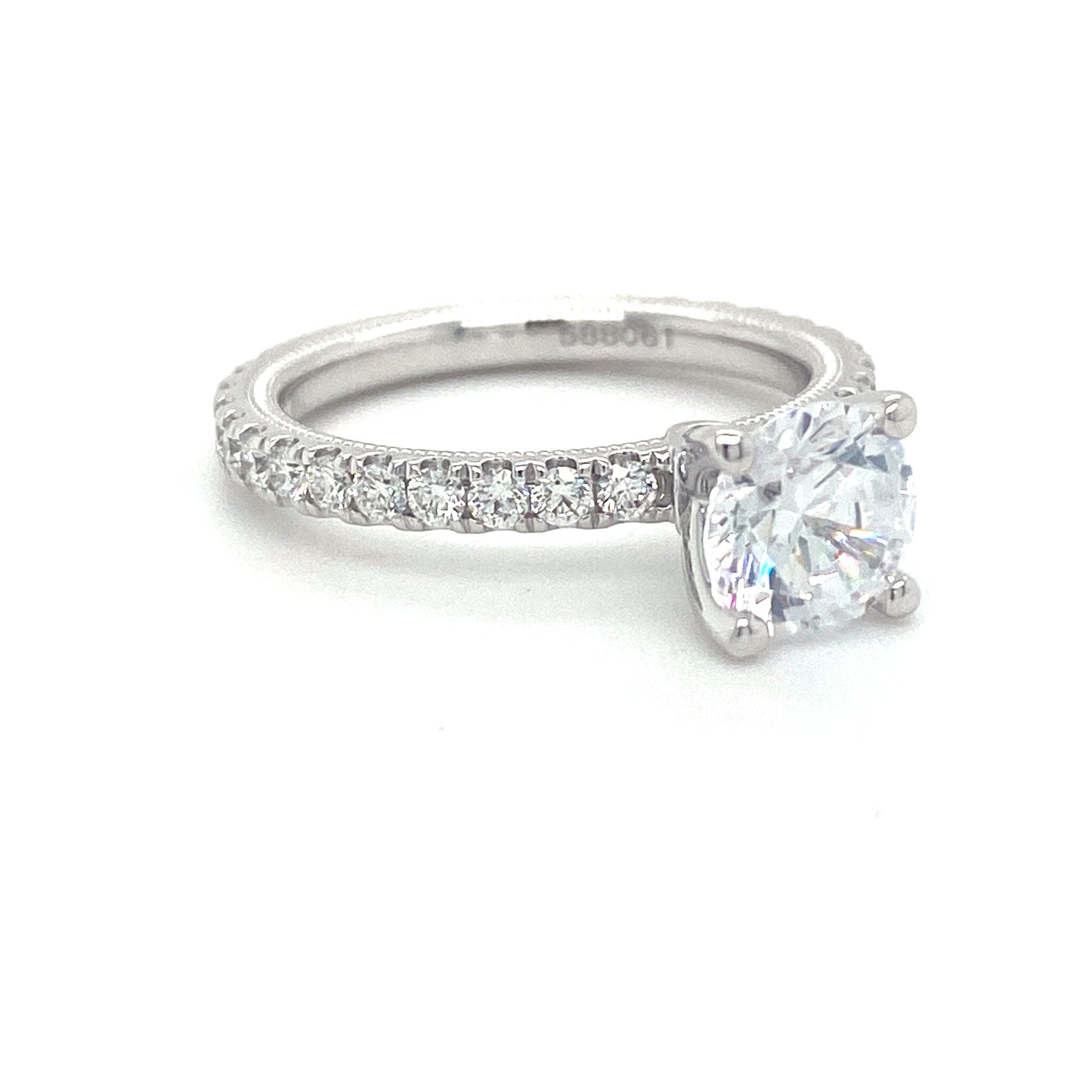 Verragio Tradition Collection White Gold Straight Semi-Mount Engagement Ring