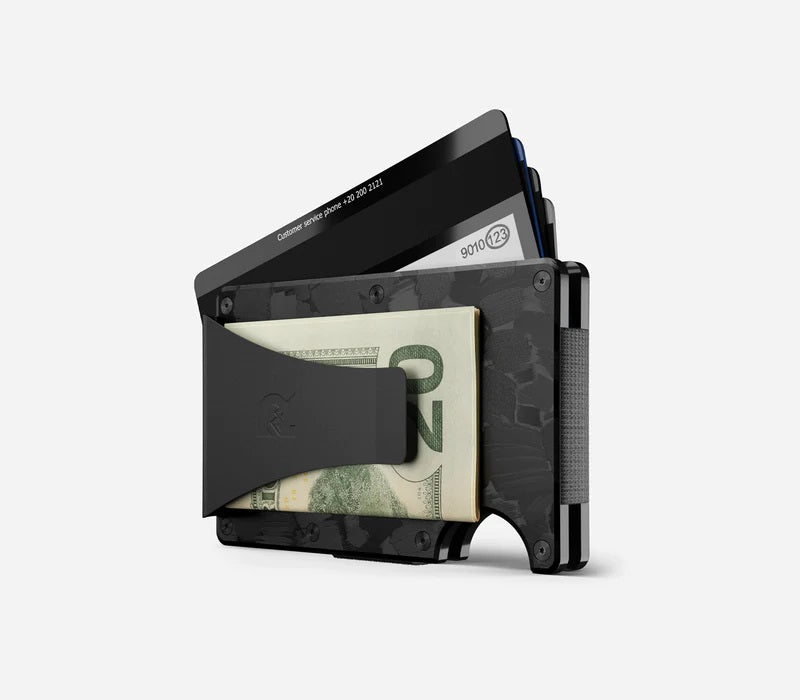 Ridge Wallet - Forged Carbon - Money Clip