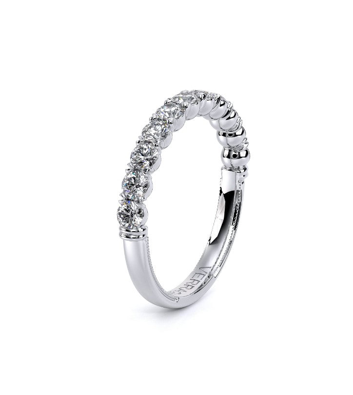 Ladies Verragio 14 Karat White Gold Diamond Wedding Band