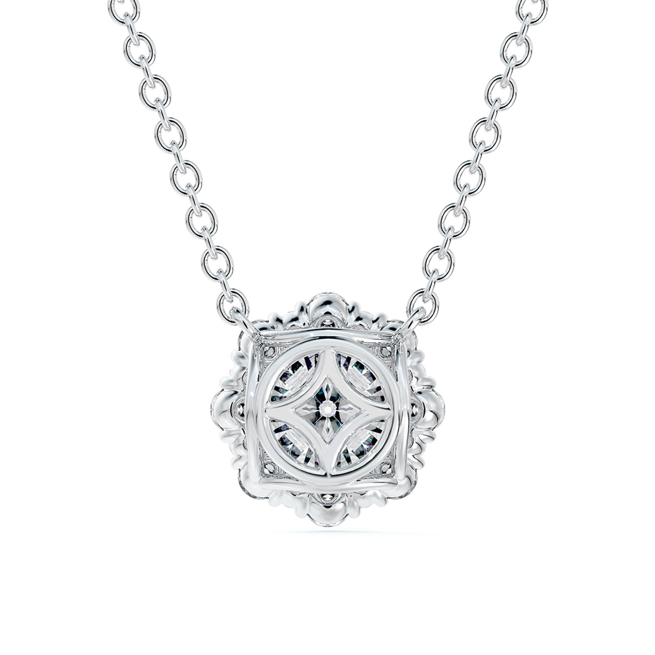 Forevermark Center Of My Universe Floral Halo Diamond Pendant