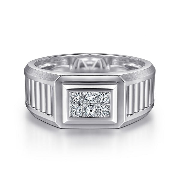 Diamond Wedding Bands - Men'
