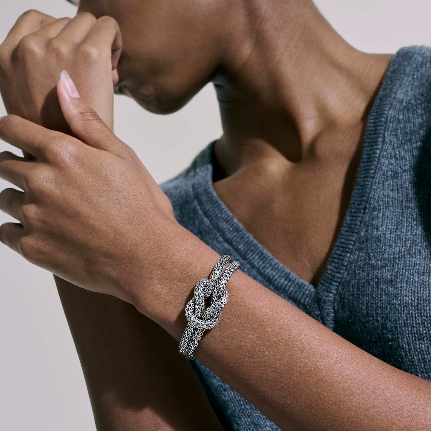 John Hardy Sterling Silver Love Knot Bracelet