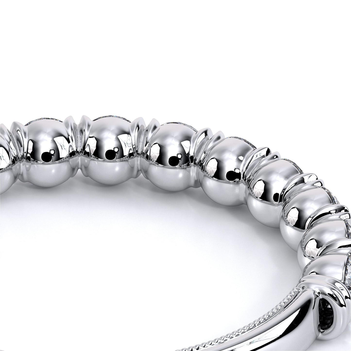 Verragio Renaissance Collection White Gold Diamond Wedding Band