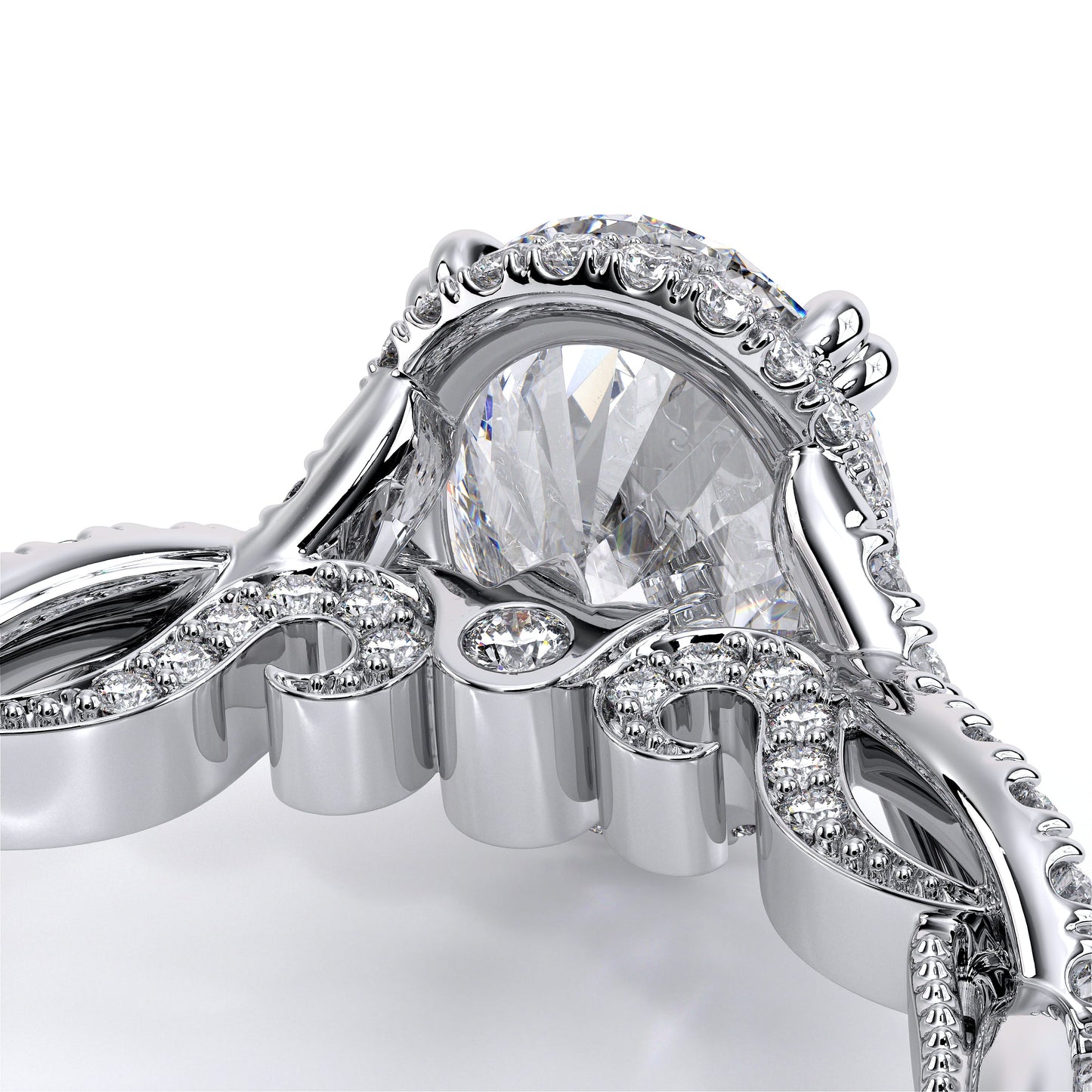 Verragio Insignia Collection Oval Semi-Mount Engagement Ring