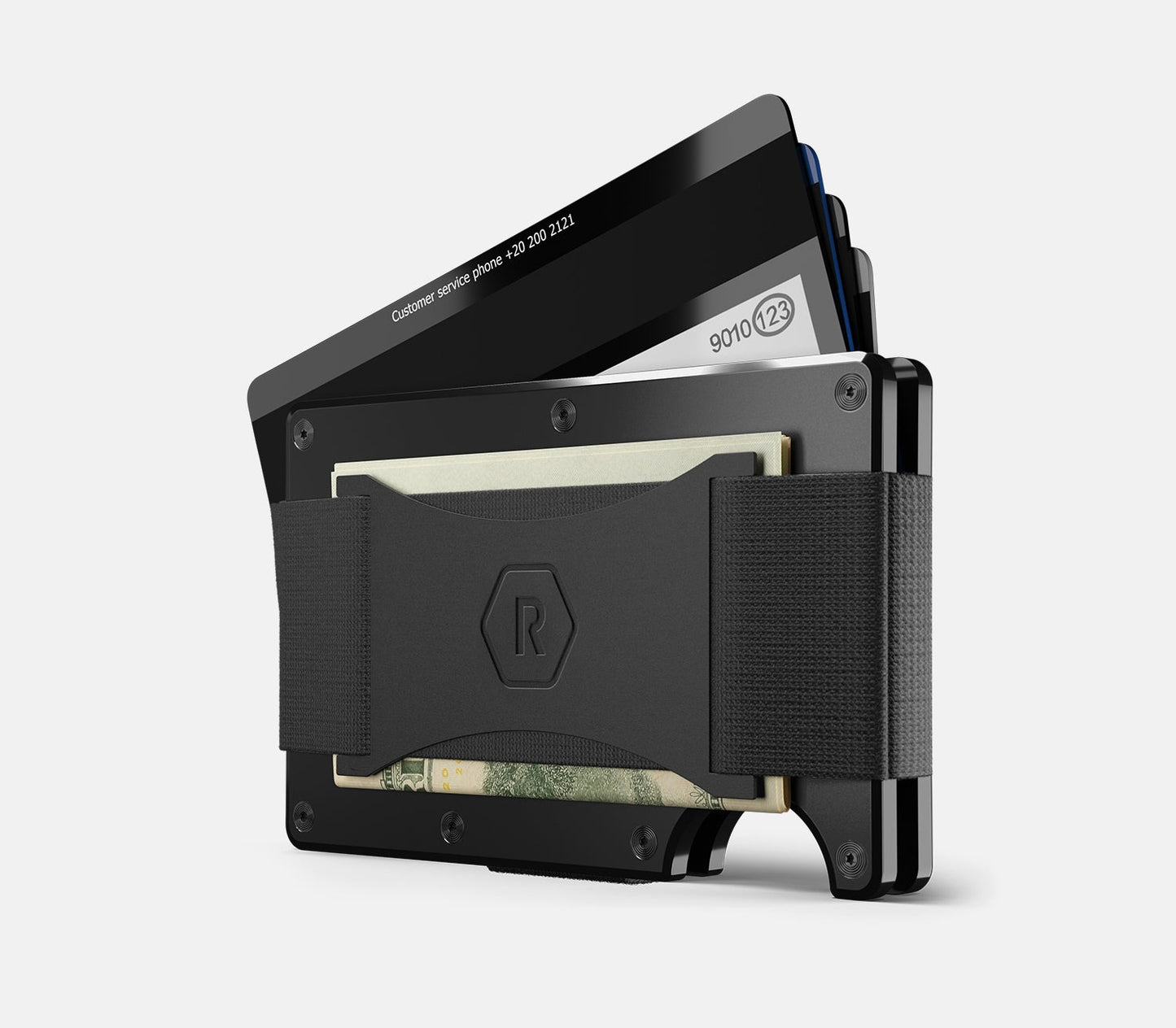 The Ridge Wallet Royal Black Money Clip - William Henry Money Clip