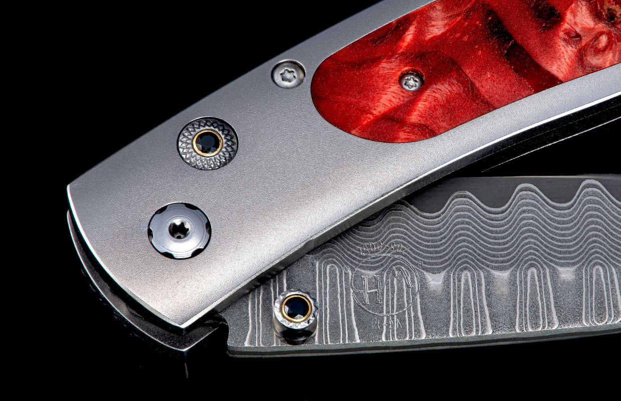 William Henry Monarch ‘Red Burl' Knife
