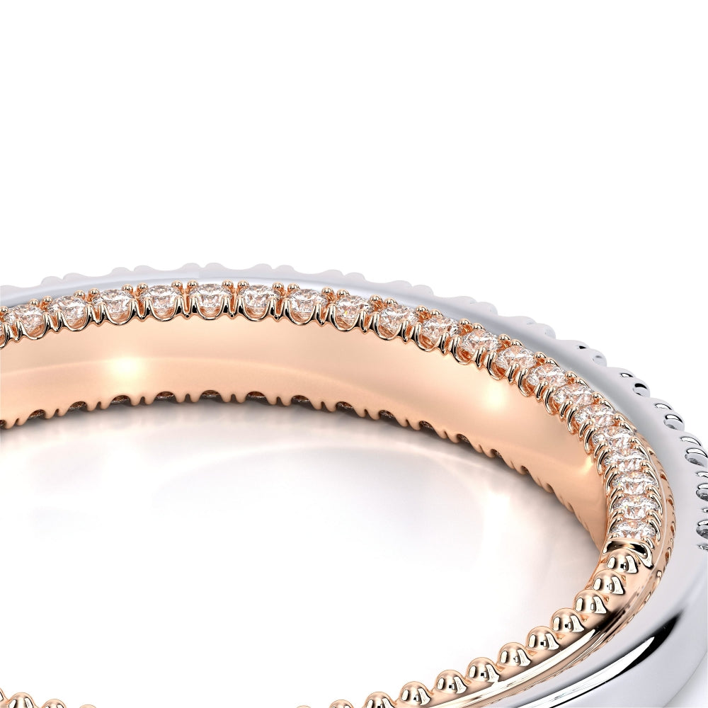 Verragio Couture Collection White And Rose Gold Wedding Band
