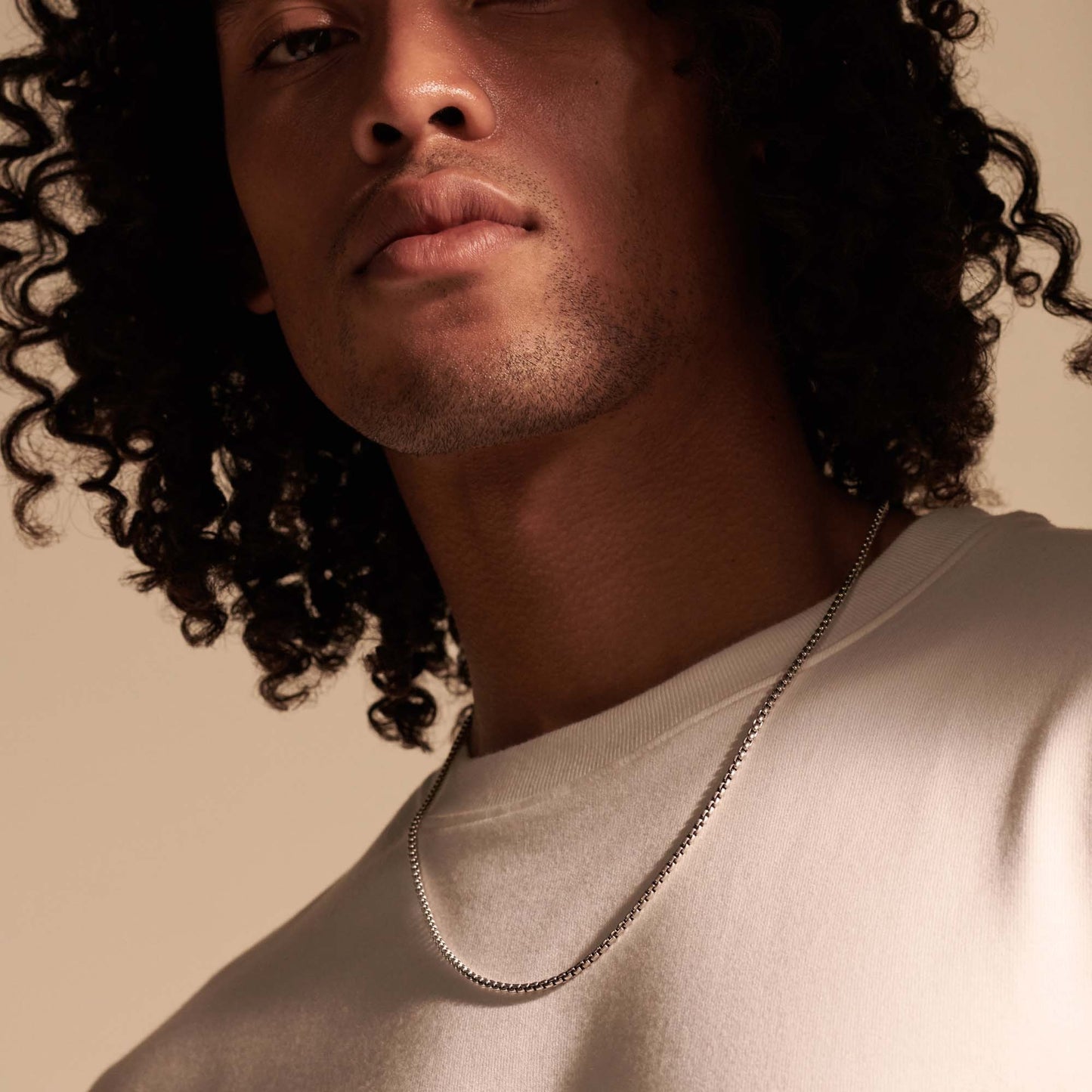 John Hardy Sterling Silver Naga Box Chain Necklace