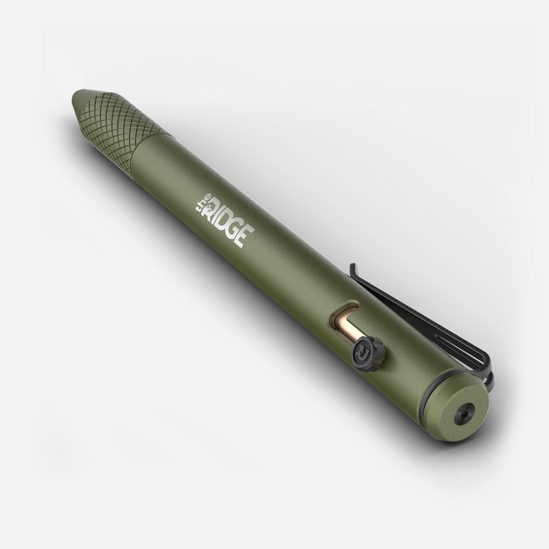 Ridge Bolt Action Pen - Matte Olive