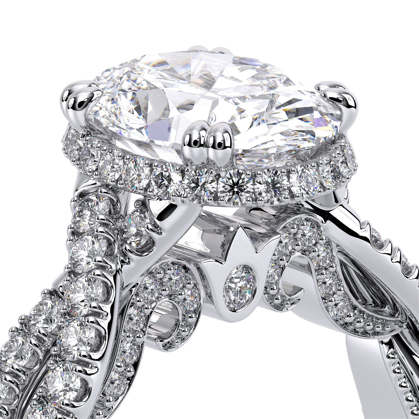 Verragio Insignia Collection Oval Semi-Mount Engagement Ring - Diamond Semi-Mount Rings