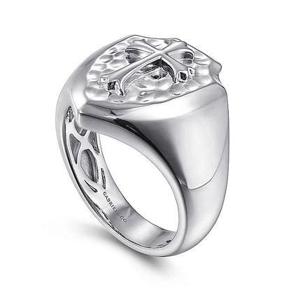 Gabriel & Co Sterling Silver Cross Ring