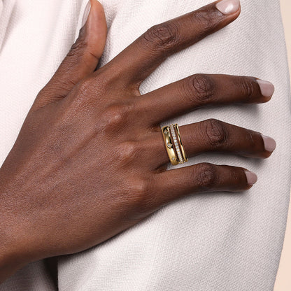 Gabriel & Co. Yellow Gold Stackable Ring