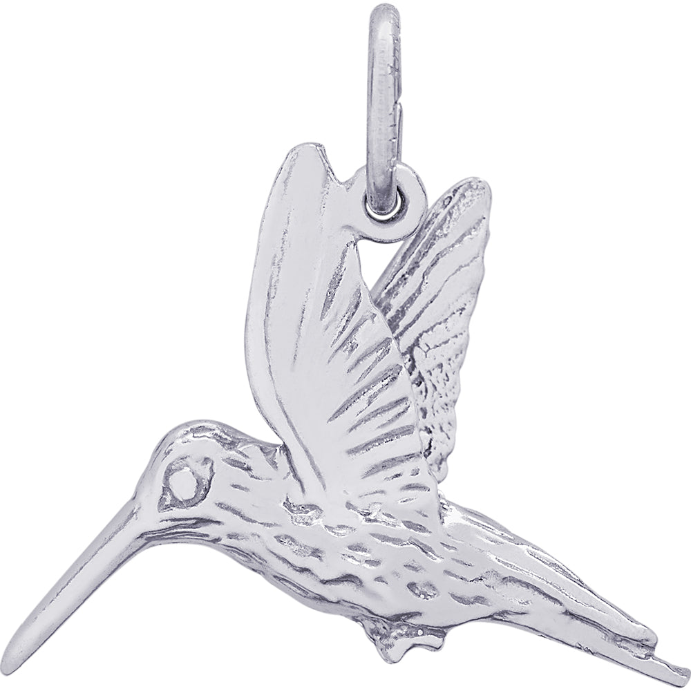 Rembrandt Hummingbird Charm - Silver Charms