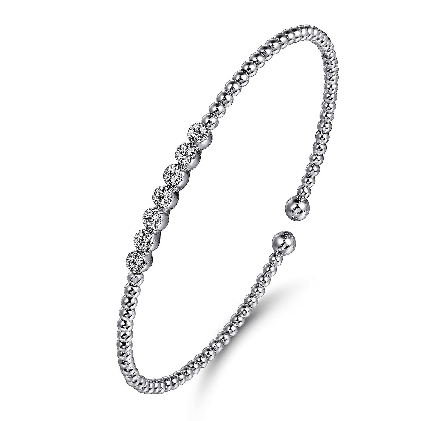 Gabriel & Co. White Gold Bujukan Bracelet - Diamond Bracelets