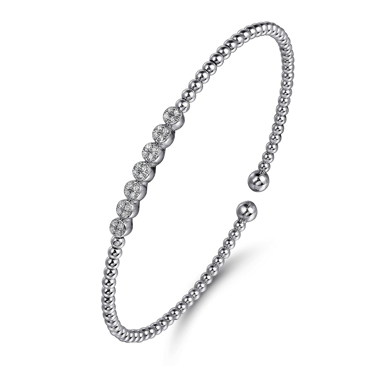 Gabriel & Co. White Gold Bujukan Bracelet - Diamond Bracelets