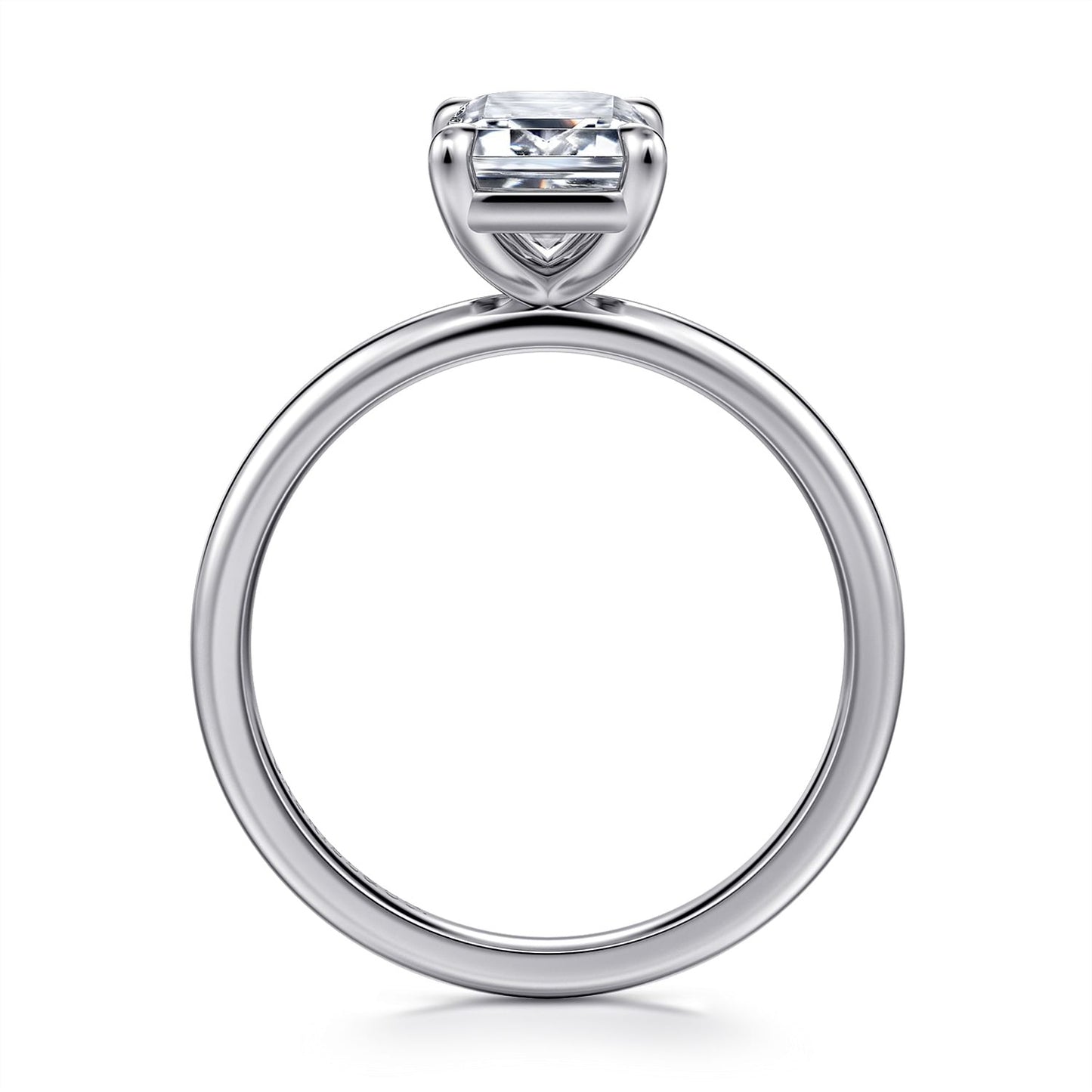 Gabriel & Co. Emerald Cut Engagement Ring